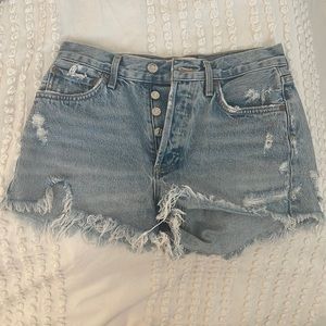 Agolde Parker Denim Shorts